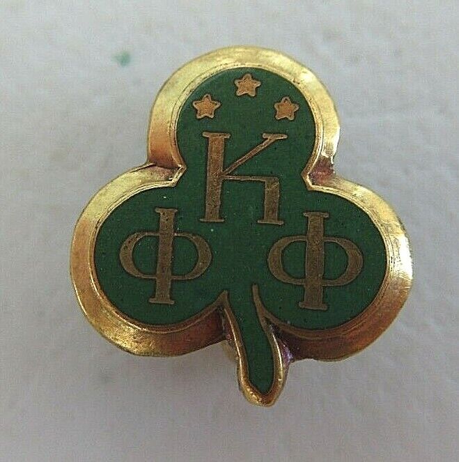 USA FRATERNITY PIN PHI KAPPA PHI. MADE IN GOLD FILLED. NAMED. MARKED 1