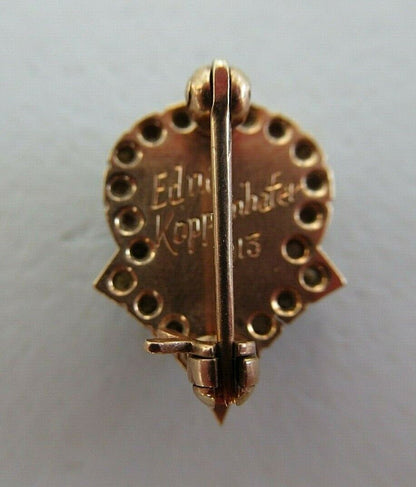 USA FRATERNITY PIN THETA PHI OMEGA. MADE IN GOLD. 1913. NAMED. 1469