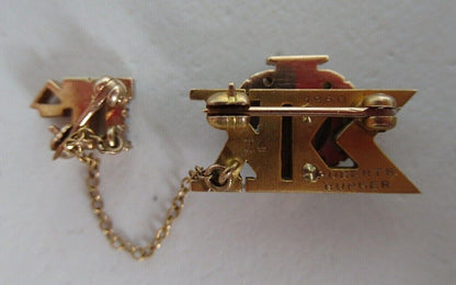 USA FRATERNITY PIN PHI SIGMA KAPPA. MADE IN GOLD. 4.87GRAMS! 1960. NAM