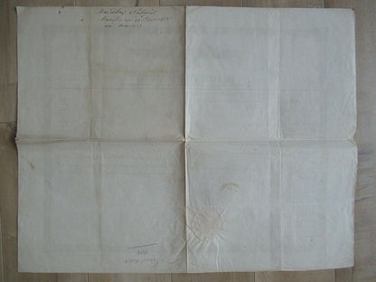 ROMANIA WALLACHIA 1856 PASSPORT DIMITRIE STIRBEI RULE. RARE!!! TYPE 2.