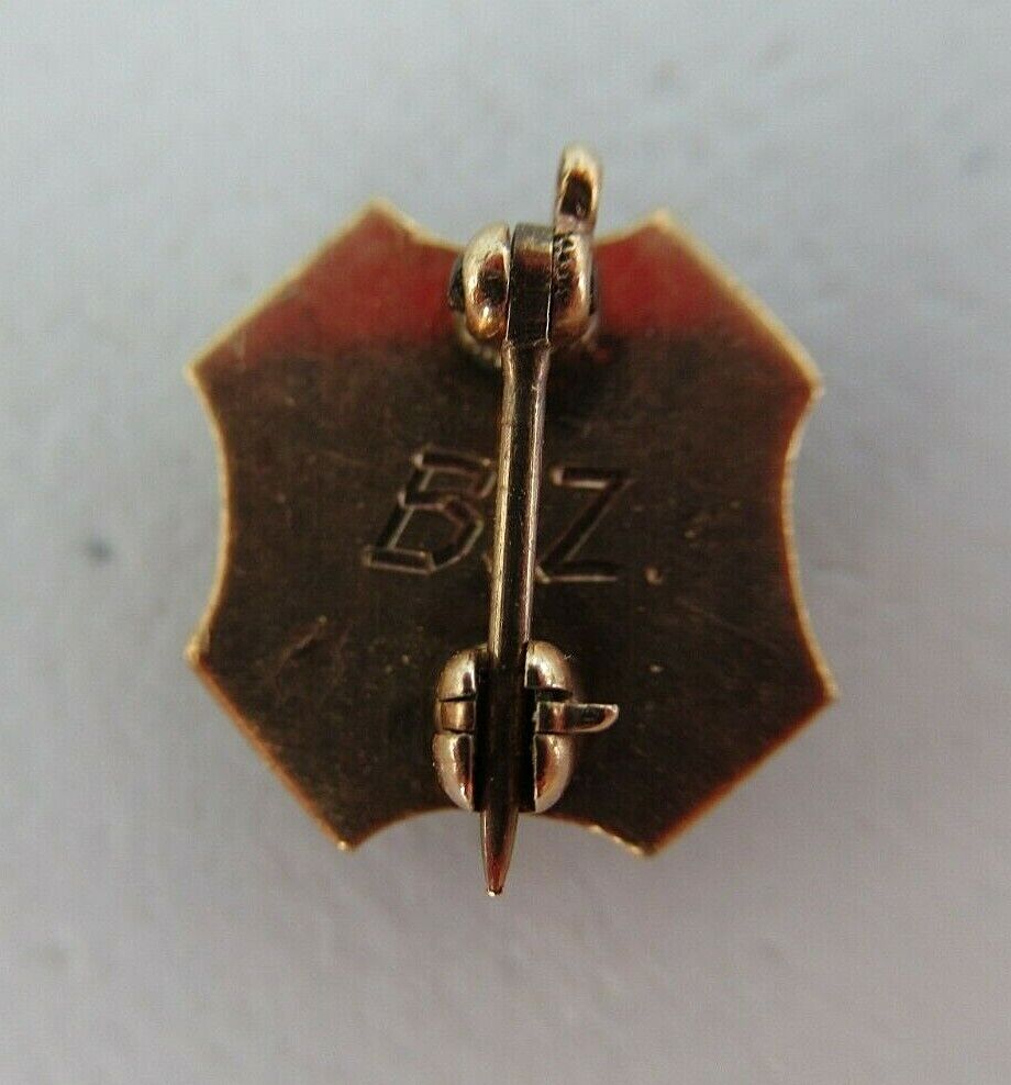 USA FRATERNITY PIN PHI SIGMA LAMBDA. MADE IN GOLD. NAMED. 1619