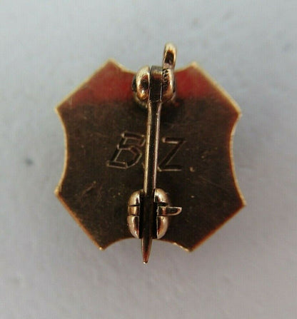 USA FRATERNITY PIN PHI SIGMA LAMBDA. MADE IN GOLD. NAMED. 1619