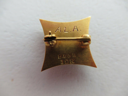 USA FRATERNITY PIN DELTA KAPPA. MADE IN GOLD 10K. NAMED. MARKED. 1165