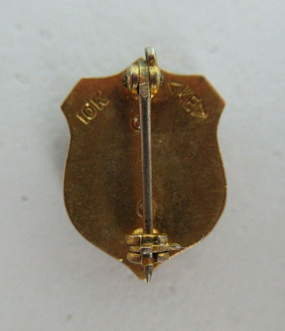 USA FRATERNITY PIN SIGMA MU LAMBDA. MADE IN GOLD 10K. MARKED. 1520