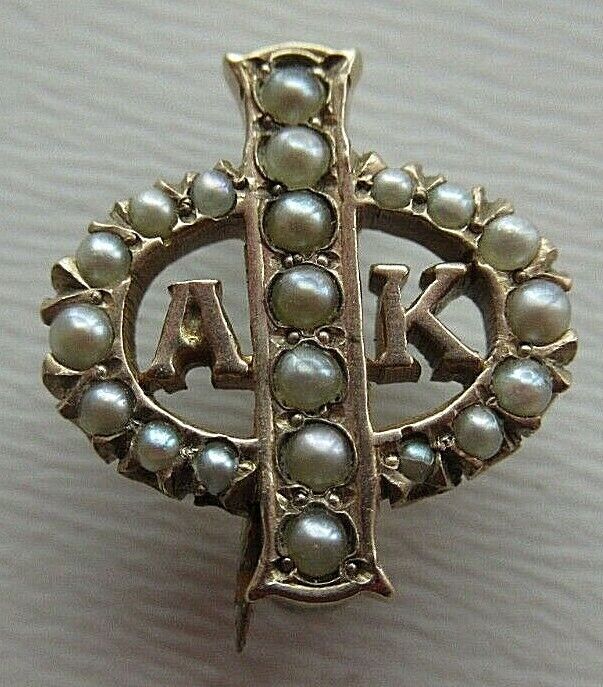 USA FRATERNITY PIN PHI ALPHA KAPPA. MADE IN GOLD 10K. MARKED. 1290