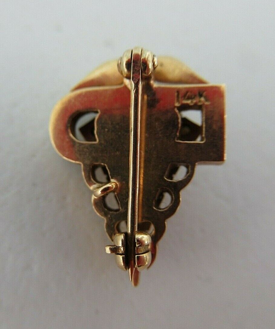 USA FRATERNITY SWEETHEART PIN U.H.. MADE IN GOLD 14K. 1684