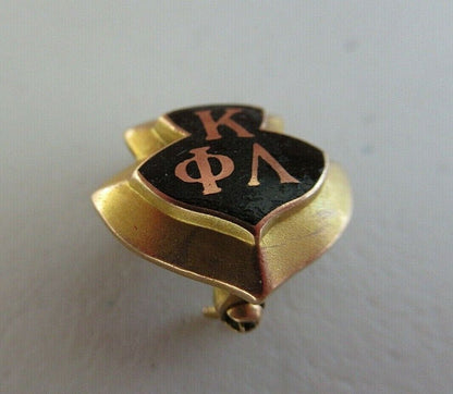 美国兄弟会 PIN KAPPA PHI LAMBDA。黄金制造。命名。已标记。第1487章