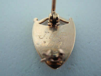 USA FRATERNITY PIN KAPPA PSI. MADE IN GOLD. 1904. NAMED. 409