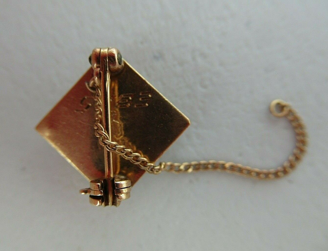 USA FRATERNITY PIN PHI ALPHA SIGMA. MADE IN GOLD 14. NUMBERED. MARKED.