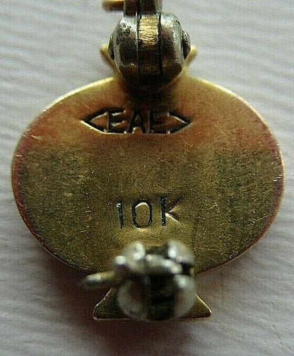 USA FRATERNITY PIN PHI ALPHA KAPPA. MADE IN GOLD 10K. MARKED. 1289