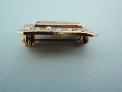 USA FRATERNITY PIN BETA PHI ALPHA. MADE IN GOLD 14K. PEARLS. MARKED. 4