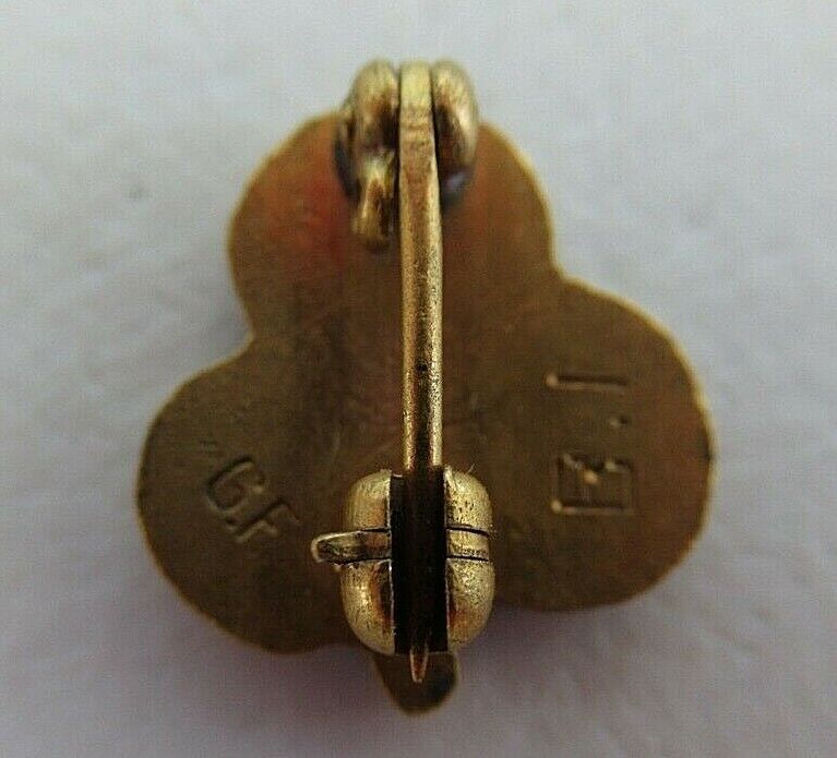 USA FRATERNITY PIN PHI KAPPA PHI. MADE IN GOLD FILLED. NAMED. MARKED 1