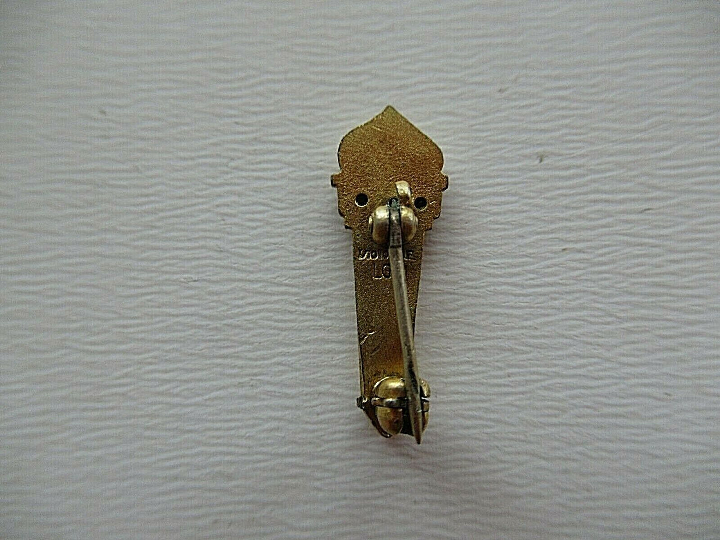 USA FRATERNITY PIN TAU PHI LAMBDA. MADE IN GOLD FILLED. MARKED.1317