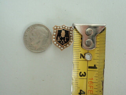 USA FRATERNITY PIN KAPPA DELTA GAMMA. MADE IN GOLD. NAMED. MARKED. 545