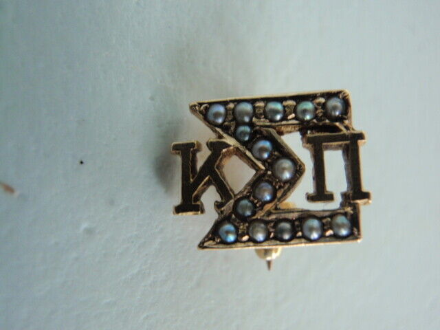 美国兄弟会 PIN SIGMA KAPPA PI。 14K 金制成。命名。第582章