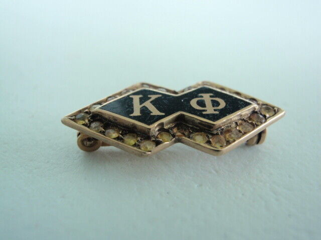 USA FRATERNITY PIN KAPPA PHI. MADE IN GOLD 10K. NAMED. MARKED. 556