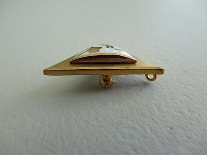 USA FRATERNITY PIN PHI BETA EPSILON. MADE IN GOLD 1966 NAMED. CAMBRIDG