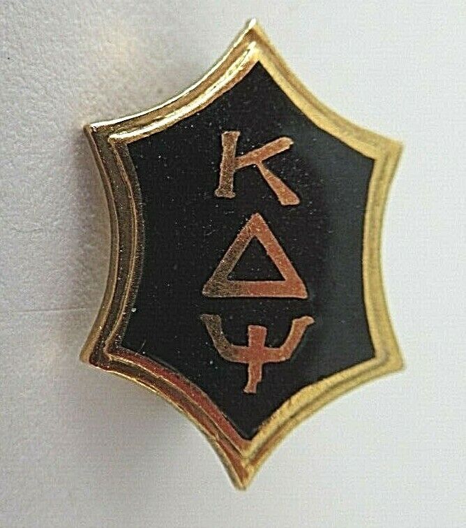 USA FRATERNITY PIN KAPPA DELTA PSI. MADE IN GOLD 10K. MARKED. 1134