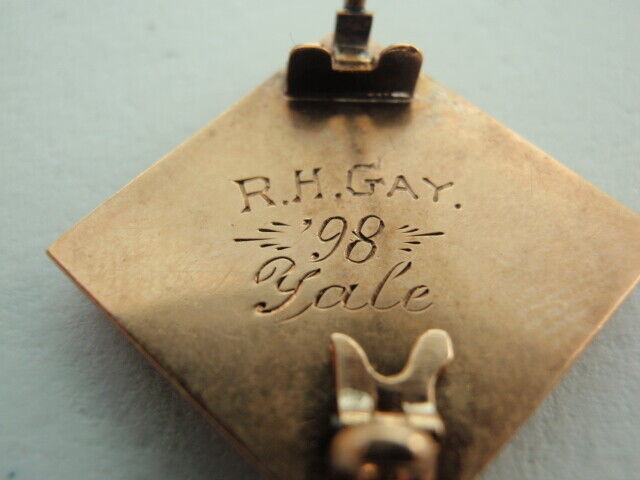 USA FRATERNITY PIN KAPPA PSI. MADE IN GOLD. 1898. YALE! NAMED. 383