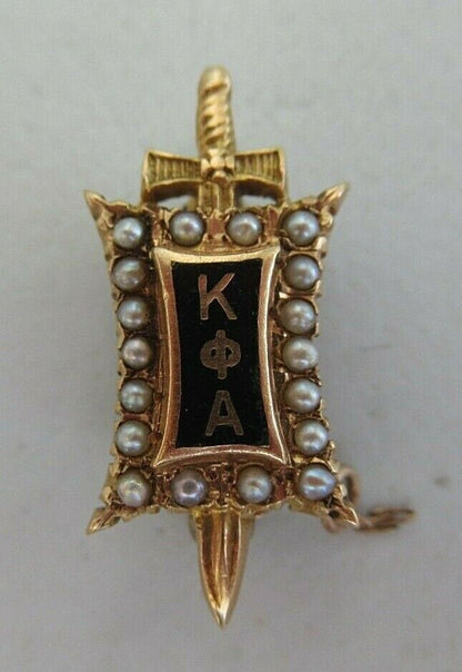 美国兄弟会 PIN KAPPA PHI ALPHA。 14K 金制成。命名。 1768