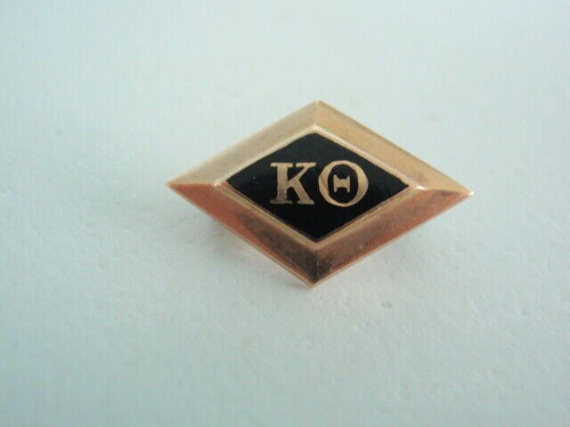 USA FRATERNITY PIN KAPPA THETA. MADE IN GOLD. NAMED. RARE! 484