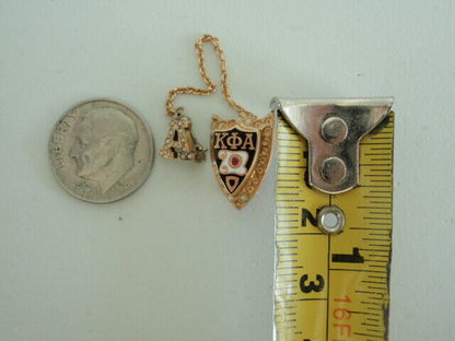 USA FRATERNITY PIN KAPPA PHI ALPHA. MADE IN GOLD. NAMED. DATED 1930 .