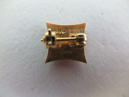 美国兄弟会 PIN SIGMA DELTA PI。 14K 金制成。已标记。 708