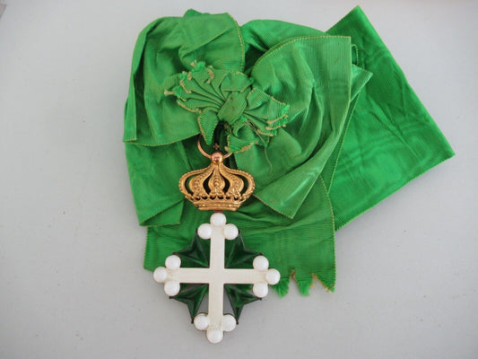 意大利 ST.莫里斯和拉扎勒斯订购了大十字徽章。金子。搪瓷。 RR！