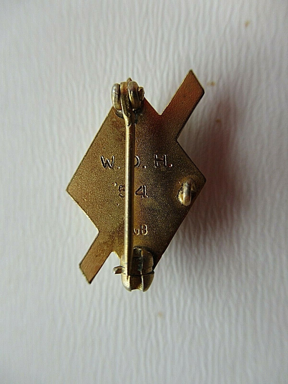 美国兄弟会 PIN PHI TAU。黄金制造。 1954.命名。已标记。 1299