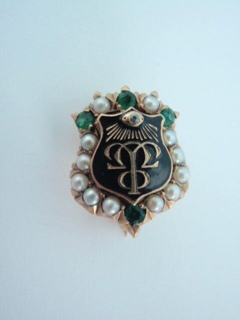 USA FRATERNITY PIN UPSILON OMEGA PHI. MADE IN GOLD. 3.36GR. 1922. NAME