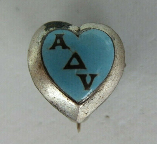 USA FRATERNITY PIN ALPHA DELTA LAMBDA. MADE IN SILVER. 1754