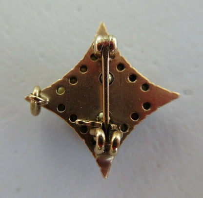 美国 PIN TAU DELTA PHI 兄弟会。黄金制造。红宝石。 1717