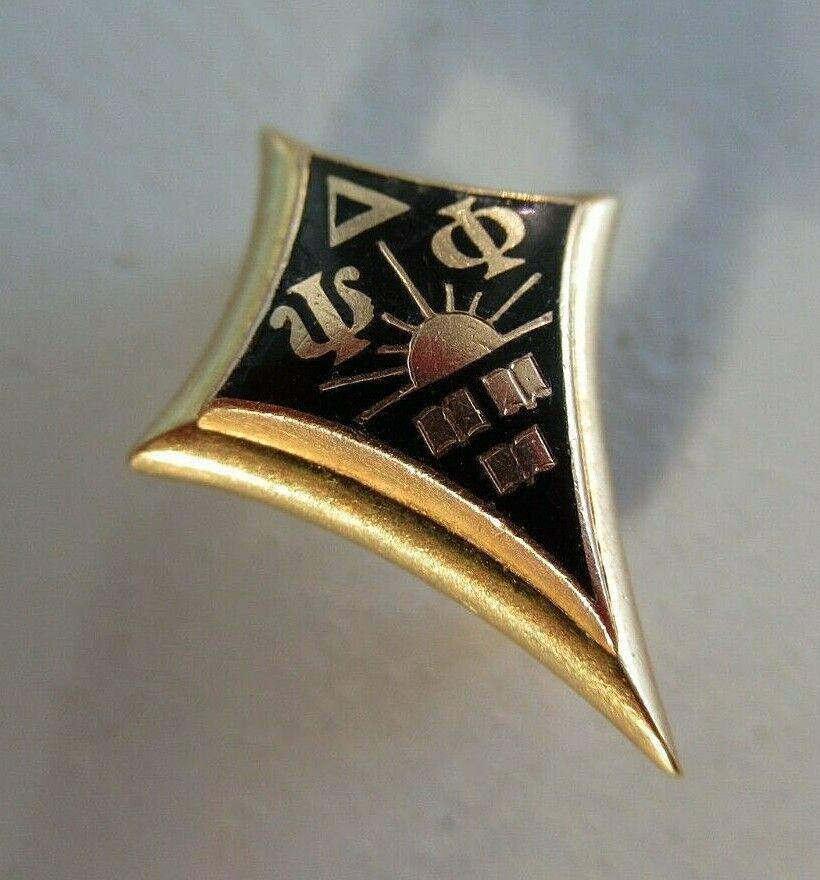 美国兄弟会 PIN PSI DELTA PHI。黄金制造。命名。第1731章