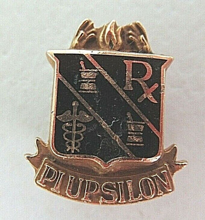 USA FRATERNITY PIN PI UPSILON. MADE IN GOLD 10K. 1054