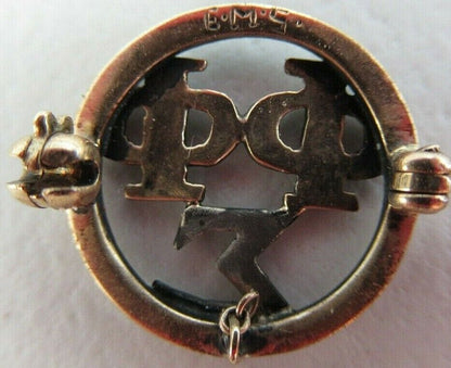 USA FRATERNITY PIN PHI SIGMA PHI. MADE IN GOLD. NAMED. 1614