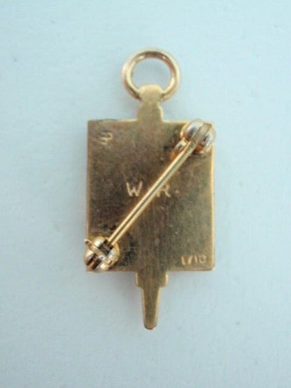 美国兄弟会 PIN PHI THETA KAPPA。 1/10 黄金。命名。 22