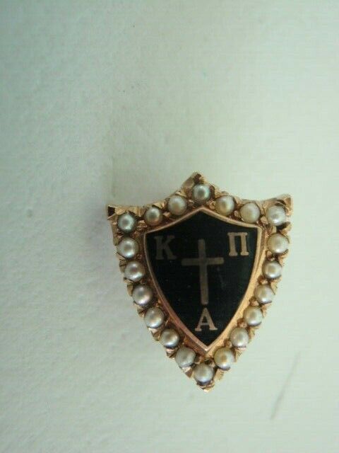 USA FRATERNITY PIN KAPPA PI ALPHA. MADE IN GOLD 10K. MARKED . 547