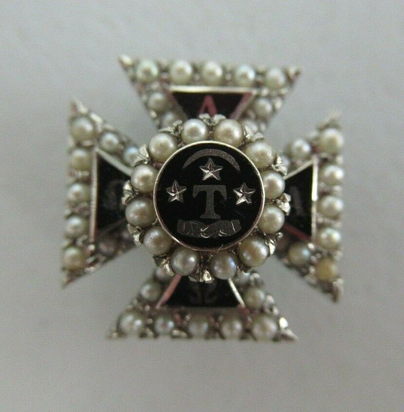 USA FRATERNITY PIN ALPHA TAU OMEGA. MADE IN GOLD, 5.72GR. 1737