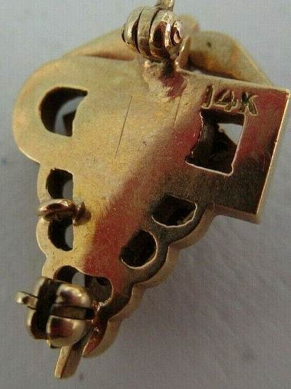 USA FRATERNITY SWEETHEART PIN U.H.. MADE IN GOLD 14K. 1684