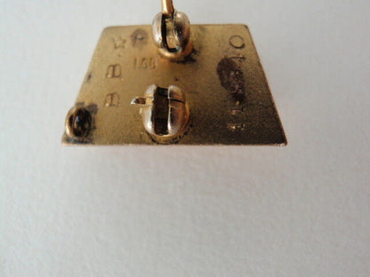 USA FRATERNITY PIN PHI CHI DELTA. MADE IN GOLD. 1940. NAMED. 325