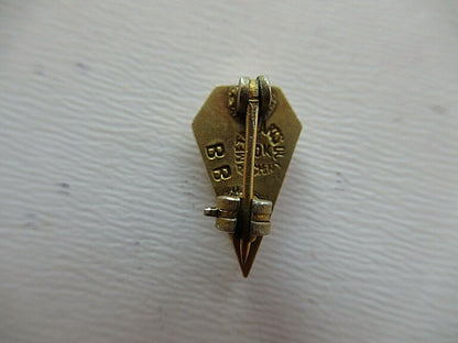 USA FRATERNITY PIN KAPPA SIGMA DELTA. MADE IN GOLD 10K. NAMED. MARKED.