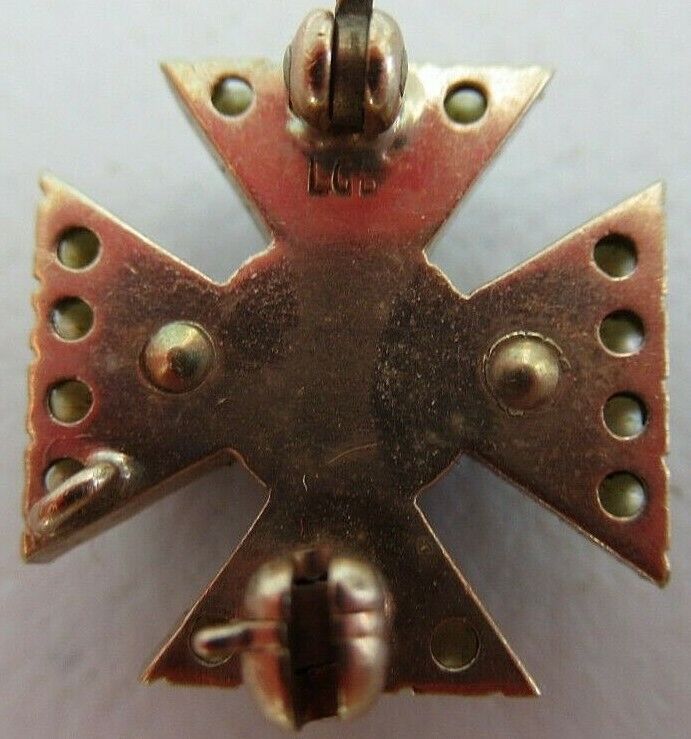 美国兄弟会 PIN ALPHA PI。黄金制造。已标记。 1644