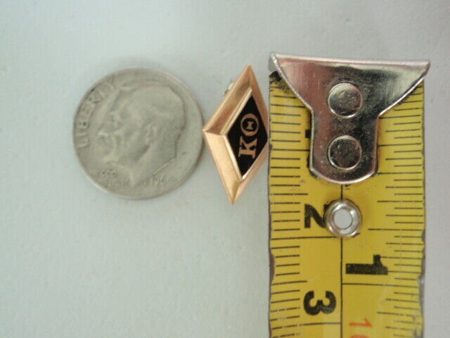 USA FRATERNITY PIN KAPPA THETA. MADE IN GOLD. NAMED. RARE! 484