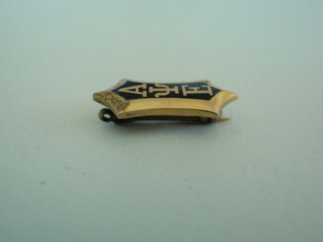 USA FRATERNITY PIN ALPHA PSI EPSILON. MADE IN GOLD 10K. 639