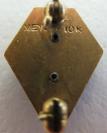 USA FRATERNITY PIN NU SIGMA DELTA. MADE IN GOLD 10K. MARKED 1403