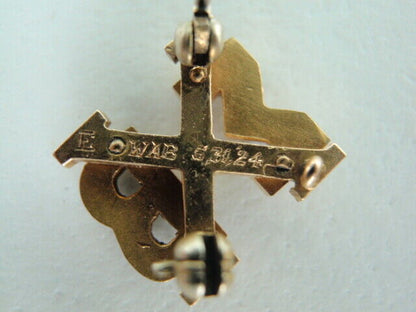 USA FRATERNITY PIN SIGMA XI BETA. MADE IN GOLD. NAMED. DATED 1924. 575