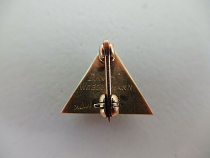 USA FRATERNITY PIN DELTA BETA. MADE IN GOLD 10K. NAMED. MARKED. 1359