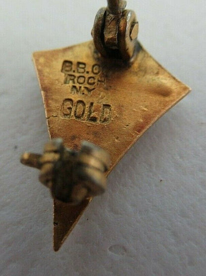 USA FRATERNITY PIN PHI SIGMA. MADE IN GOLD. 1912. MARKED 1348