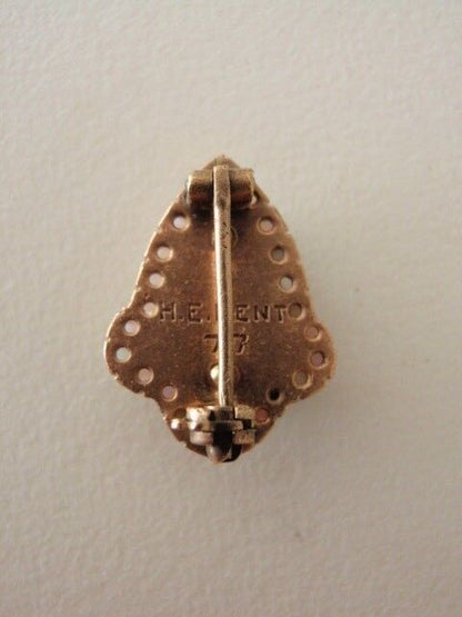 USA FRATERNITY PIN KAPPA XI ALPHA. MADE IN GOLD W/ OPALS. NAMED. NUMBE