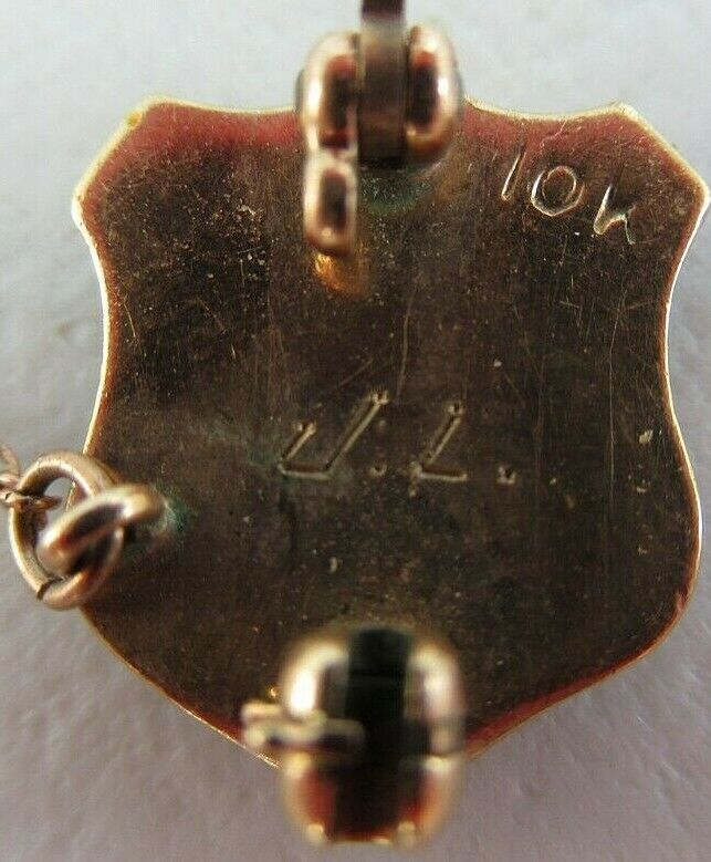 USA FRATERNITY PIN PHI KAPPA UPSILON. MADE IN GOLD 10K. NAMED. 1616